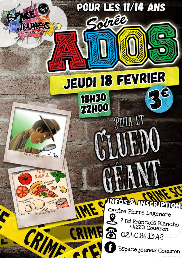 Soirée Cluedo géant